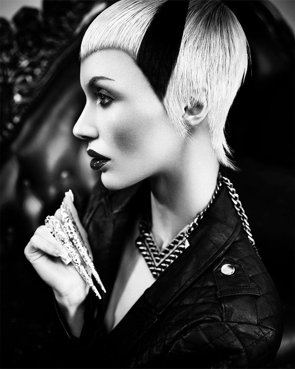 Slick Mullet Crop - Farah Khalid Pritchard - BHA North Western Hairdresser of the Year 2026 Finalist Collection